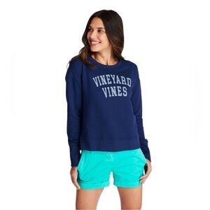 Vineyard Vines Women's Navy Blue Sweatshirt SZ M